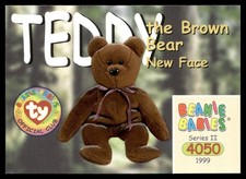 1999 Beanie Babies Series 2 Teddy the Bear (new face) #234