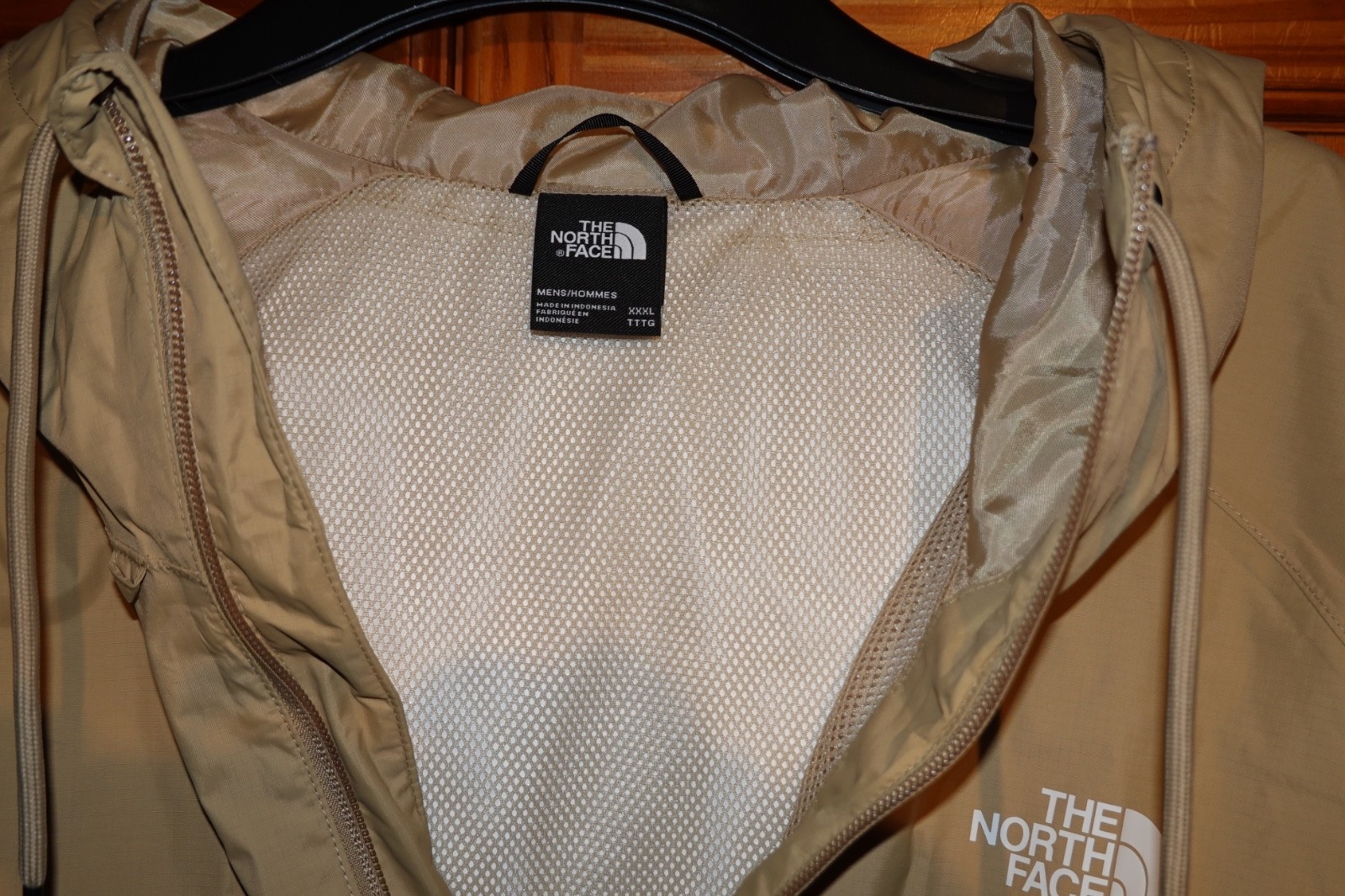 THE NORTH FACE MENS ANTORA RAIN HOODIE JACKET 3XL Khaki Stone/Des BNWT Sold Out image 6