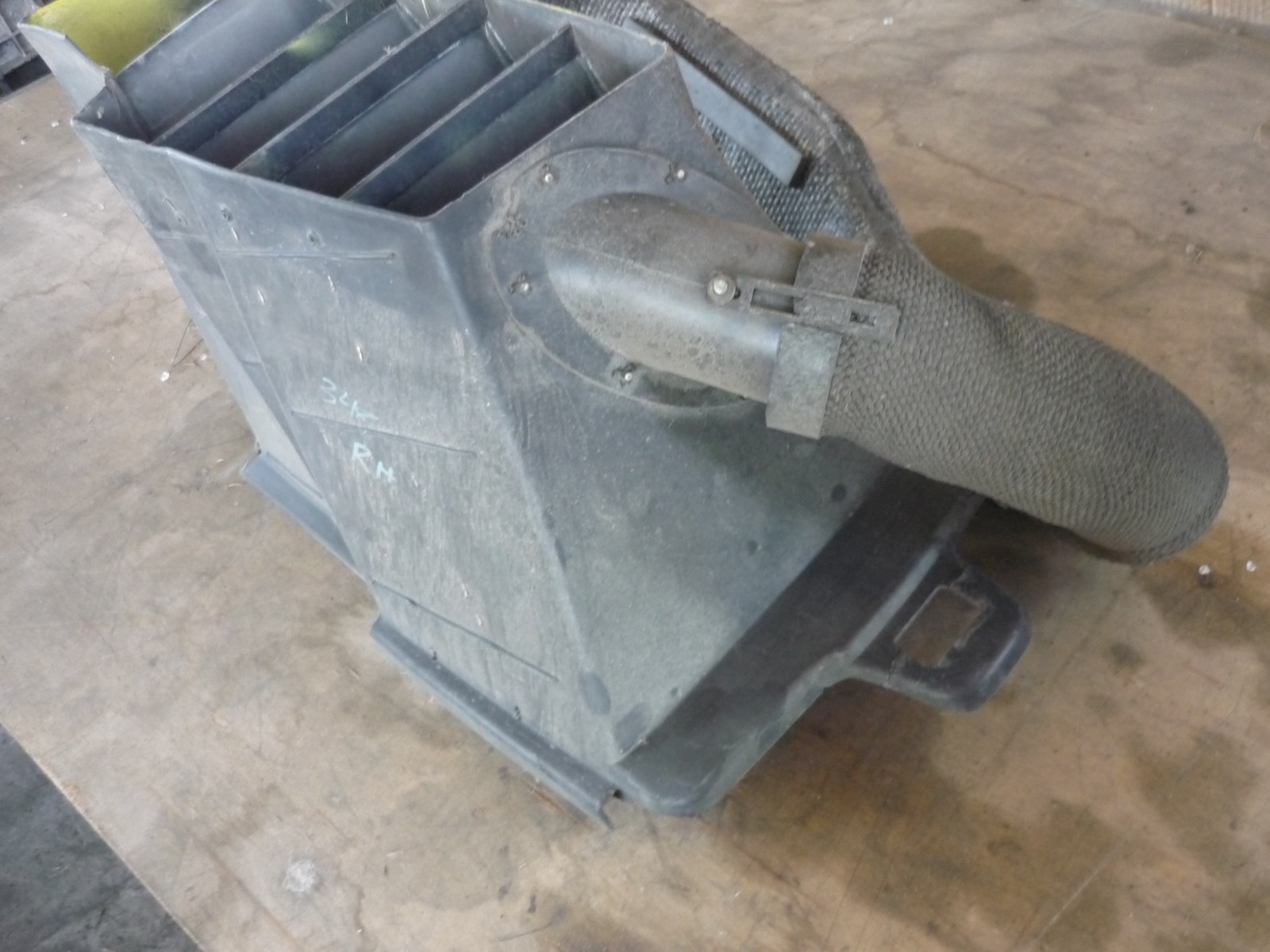 Ferrari 348 Spyder  - RH Radiator Air Inlet Duct With Hose  - P/N 63634300