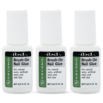 5-Second Brush on Nail Glue   Strong Nail Glue for Press Ons and Acrylic Nails,