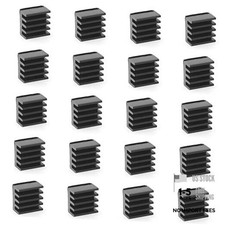 20PCS 9x9x5mm Small Mini Heatsink Kit Thermal Conductive Adhesive Tape Black
