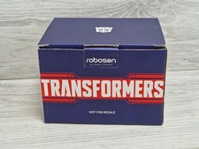 Transformer Hasbro Robosen Robotics Official Promo Mug Autobot Decepticon Logo