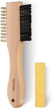 2-Piece Suede Brush and Suede Eraser, Suede Cleaner Kit, Suede Brush for Shoes E
