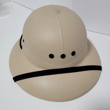 Pith Helmet Safari Hat - Lightweight - Jungle Military Type - Adjustable