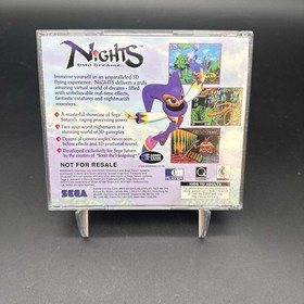 Nights Into Dreams... (Sega Saturn, 1996) CD CASE; NO MANUAL PRISTINE CONDITION