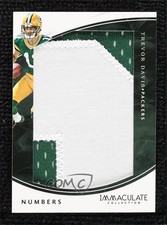 2016 Panini Immaculate Immaculate Numbers 4/50 Trevor Davis #TD c8n