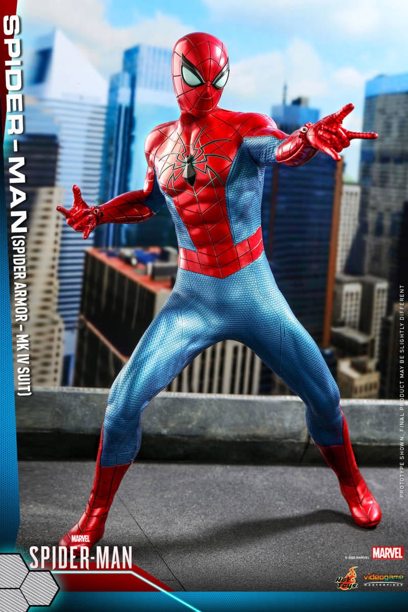 Hot Toys 1/6 Spider-Man Spider-Armor MK IV Suit Version