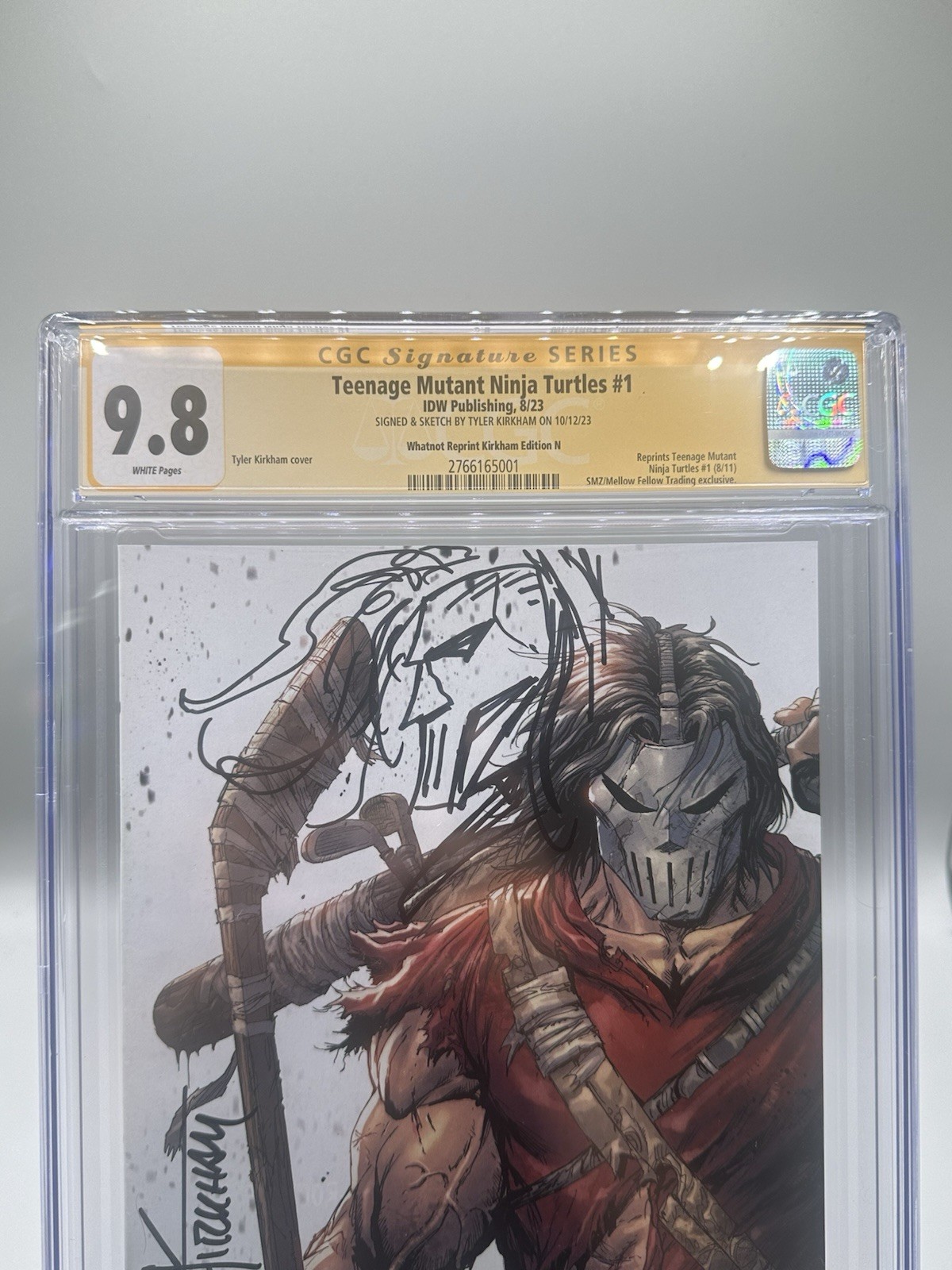 Teenage Mutant Ninja Turtles #1 CGC 9.8 SS Tyler Kirkham Signed Variant — TMNT photo 6