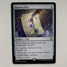 MTG Lösegeldnote (0048) [Morde am Karlov Manor Commander] NM Magic Rare