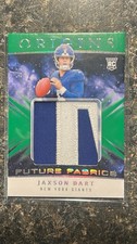 2025 Panini Origins Rookie Patches Jaxson Dart #FF2 Green /5 (MEM, RC)