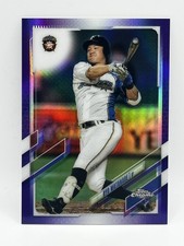 2021 Topps Chrome NPB Ryo Watanabe #170 Purple Refractor /299