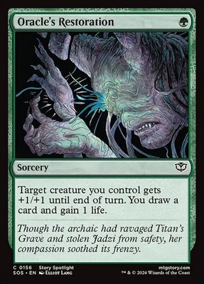 ORACLE'S RESTORATION x4 mtg NM-M Secrets of Strixhaven 4 Common