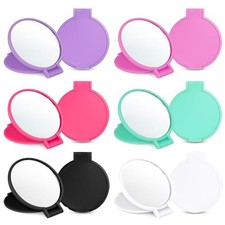 Compact Mirror Bulk, 6 Colors Pocket Mirror Bulk, Small and Exquisite, Mini 24
