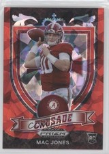 2021 Panini Prizm Draft Picks Crusade Red Ice Prizm Mac Jones #170 0m37