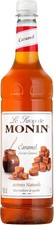 MONIN Premium Caramel Syrup 1L for Coffee and Cocktails Vegan-Friendly, Allergen