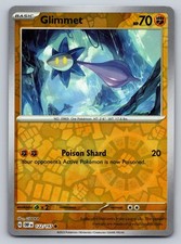 Glimmet 122/197 Reverse Holo Obsidian Flames Pokemon Card - NM