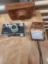 Vintage 50s Argus C3 35mm Camera With Case And A Unicorn Movie Meter Box In...