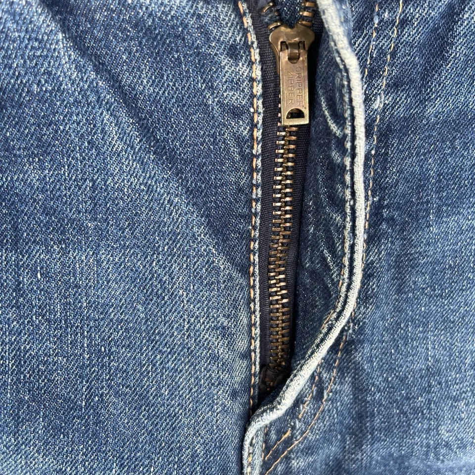 Vintage 50’s Levi’s 554ZXX Jeans Big E versteckte Nieten Selvedge Gr. 29x28 K Knopf - Bild 4 von 4