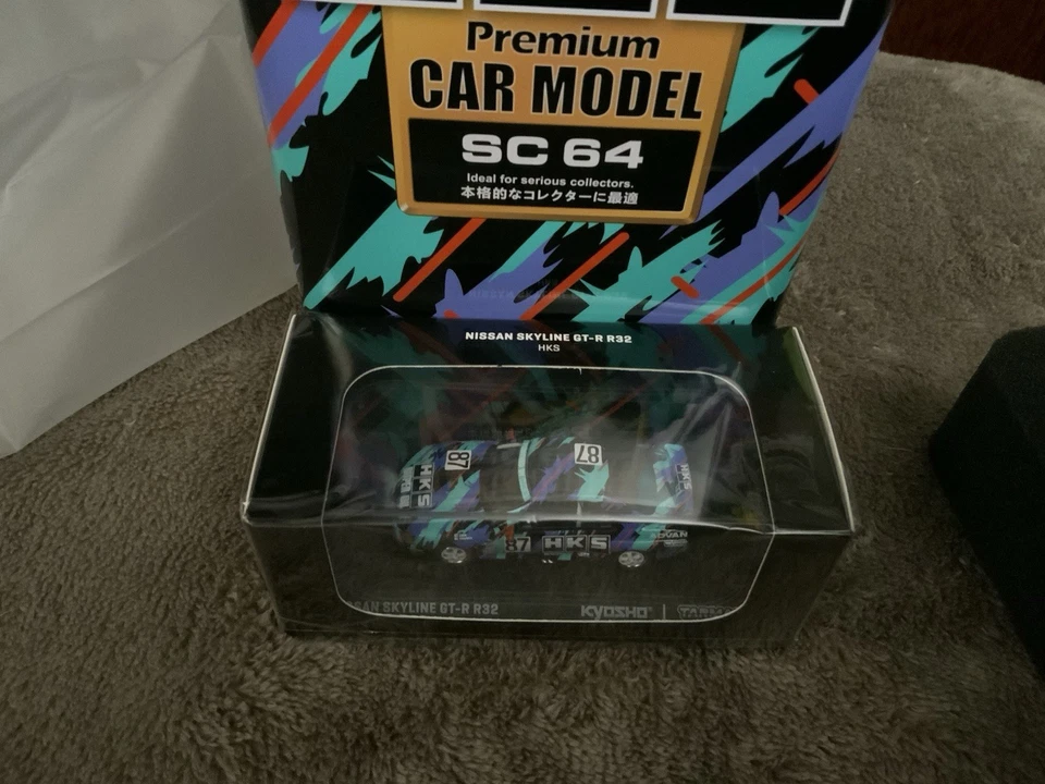 1/64 Tarmac Works Kyosho Nissan Skyline GT-R R32 HKS limitado a 1500 Foto 4 de 4