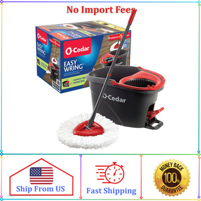O-Cedar EasyWring Spin Mop & Bucket System- Free Ship