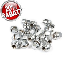 20x Radmuttern Kegelbund für Ford Alu Felgen M12x1,5 Mutter Mondeo SW19 Silber