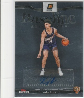 KOBY BREA 2025-26 Topps Finest Rookie Baseline Auto PHX Suns #BA-KB