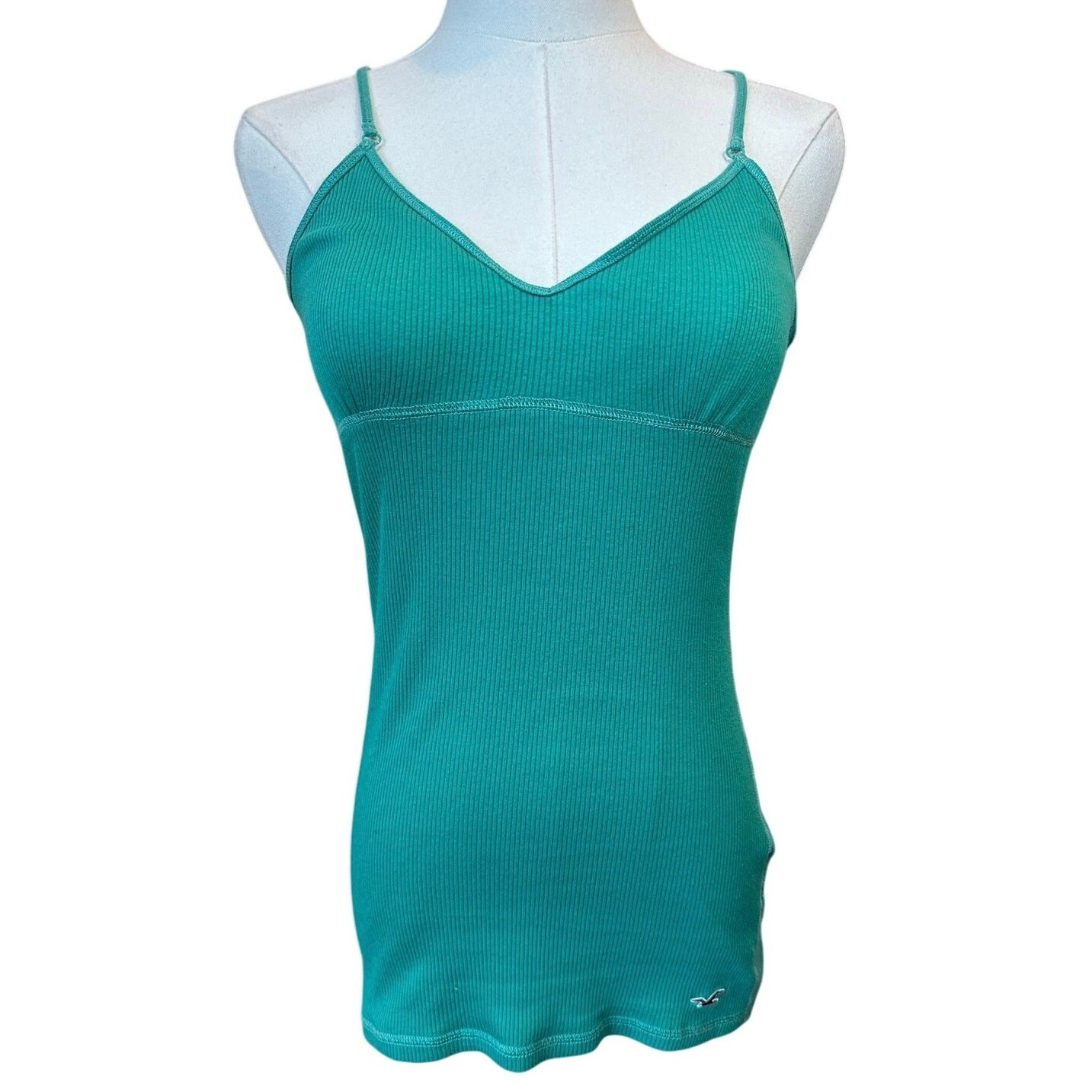 Hollister Vintage Y2K Ribbed Slim Fit Tank Top Women’s Medium Bella Swan