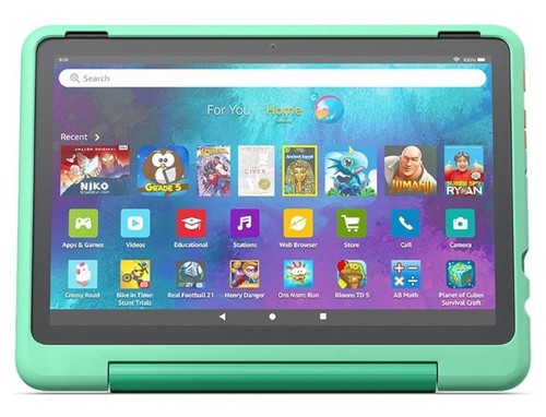 Genuine Amazon Fire HD 10 Inch 13th Gen 2023 Kids EVA Handle Case Cover Stand - Picture 1 of 5