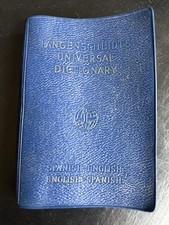 Langenscheidt's Universal Dictionary Spanish 1962 Small Book Vintage soft cover