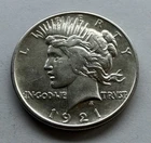 1921-P Peace Dollar — photo from another recent sale