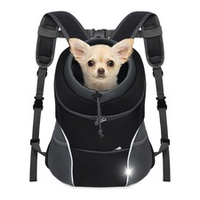 Dog Front Carrier Backpack, Adjustable Breathable Pet Carrier for Small Dogs ...