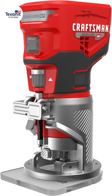 V20 Router Tool, Cordless, Variable Speed, Fixed Base Router with Depth Adjustme