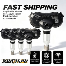 4 Tpms For Acura Mdx 2007-2013 Tsx 2007-2014 Rdx 2007-2012 Tire Pressure Sensors