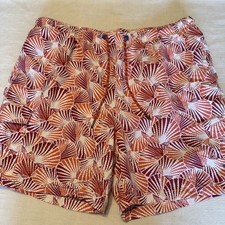 Men's Tommy Bahama Relax "Shell We Dance" Shell Print Lined Swim Trunks - Large