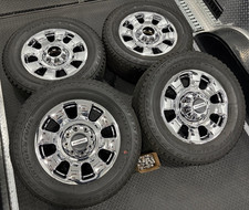 Ford 20 F-250 F-350 Chrome Lariat Oem Wheels Tires Platinum Limited Rims Tpms