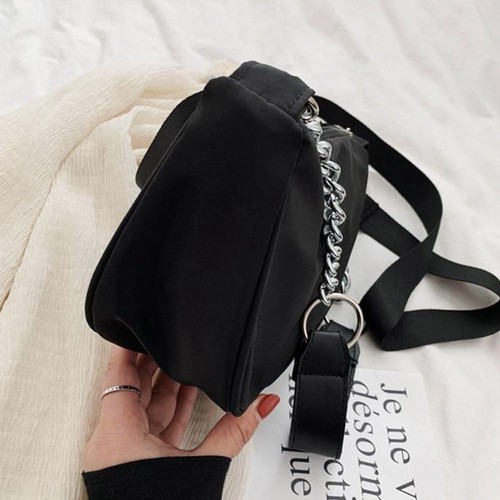 Fashion Solid Color Chain Shoulder Bags Messenger Crossbody Bag Handbags - Picture 11 of 14