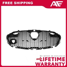 Grille ABS Plastic Bright Black Front For 2019-2024 Mazda 3 Hatchback