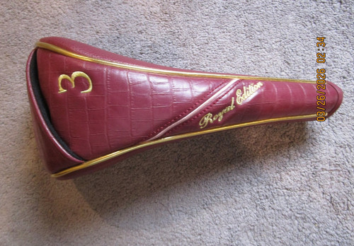 XXIO ROYAL EDITION #3 FAIRWAY WOOD HEADCOVER - USED
