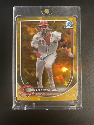 2025 Bowman Chrome Sapphire GOLD /50 Elly De La Cruz #89