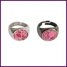 Anime Tenjo Utena Cosplay Adjustable Unisex Couple Rings Jewelry