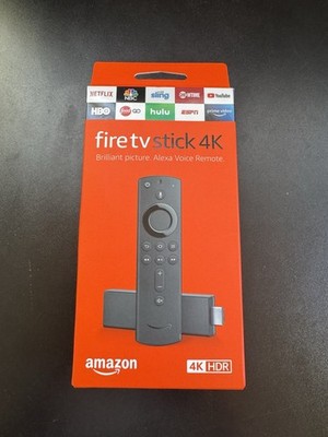 Amazon Fire TV Stick 4K HDR Dongle Alexa Voice Remote Dolby Atmos Wi-Fi