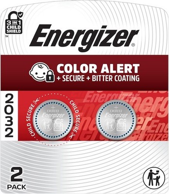 2032 Batteries for Watches, AirTags, Key Fobs, Small Electronics, 2 Count CR2...