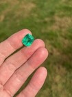 Natural Certified Green Emerald TCW 8.77 Cushion Shape Gemstone. — photo 6