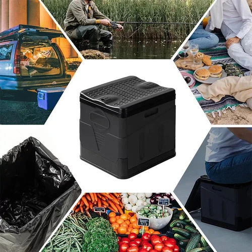 20L Portable Folding Toilet Seat For Camping Toilet Travel Hiking Outdoor Potty - Picture 7 of 7