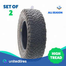 Set Of 2 Used Lt 26570r17 Bfgoodrich All-terrain Ta Ko3 123120s - 10.532 Set Of 2 Used Lt 26570r17 Bfgoodrich All-terrain Ta Ko3 123120s - 10.532