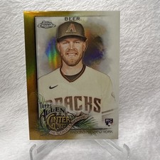 2022 Topps Allen & Ginter Chrome Gold Refractor 06/50 Seth Beer #162 
