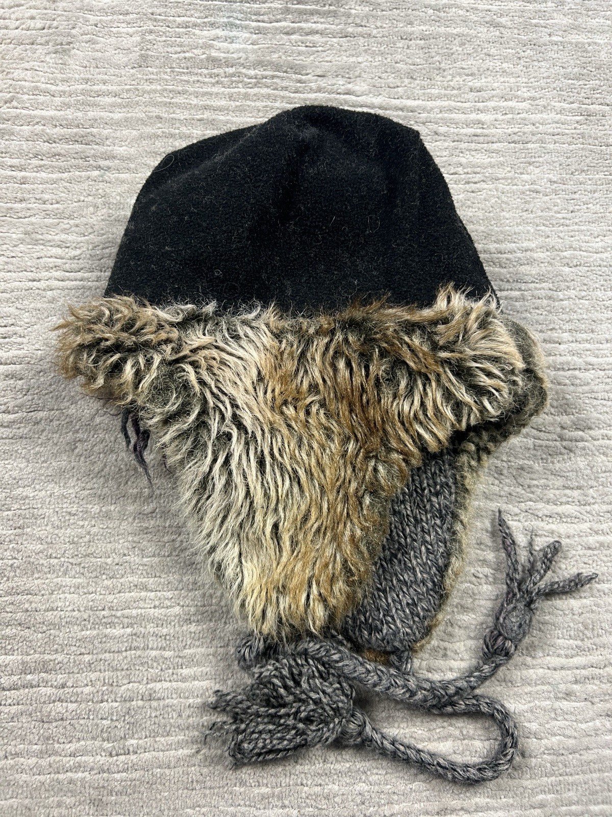 American Eagle Mohawk Trapper Winter Hat Faux Fur… - image 6