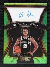 2019-20 Select Rookie Signatures Neon Green Prizm 67/99 Nic Claxton Auto 0l58