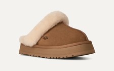 Ugg Disquette Slippers Size 8 Color Chestnut Excellent Used Condition