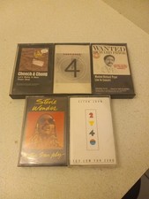 Vintage Lot Of 5x Classic Cassette Tapes Music